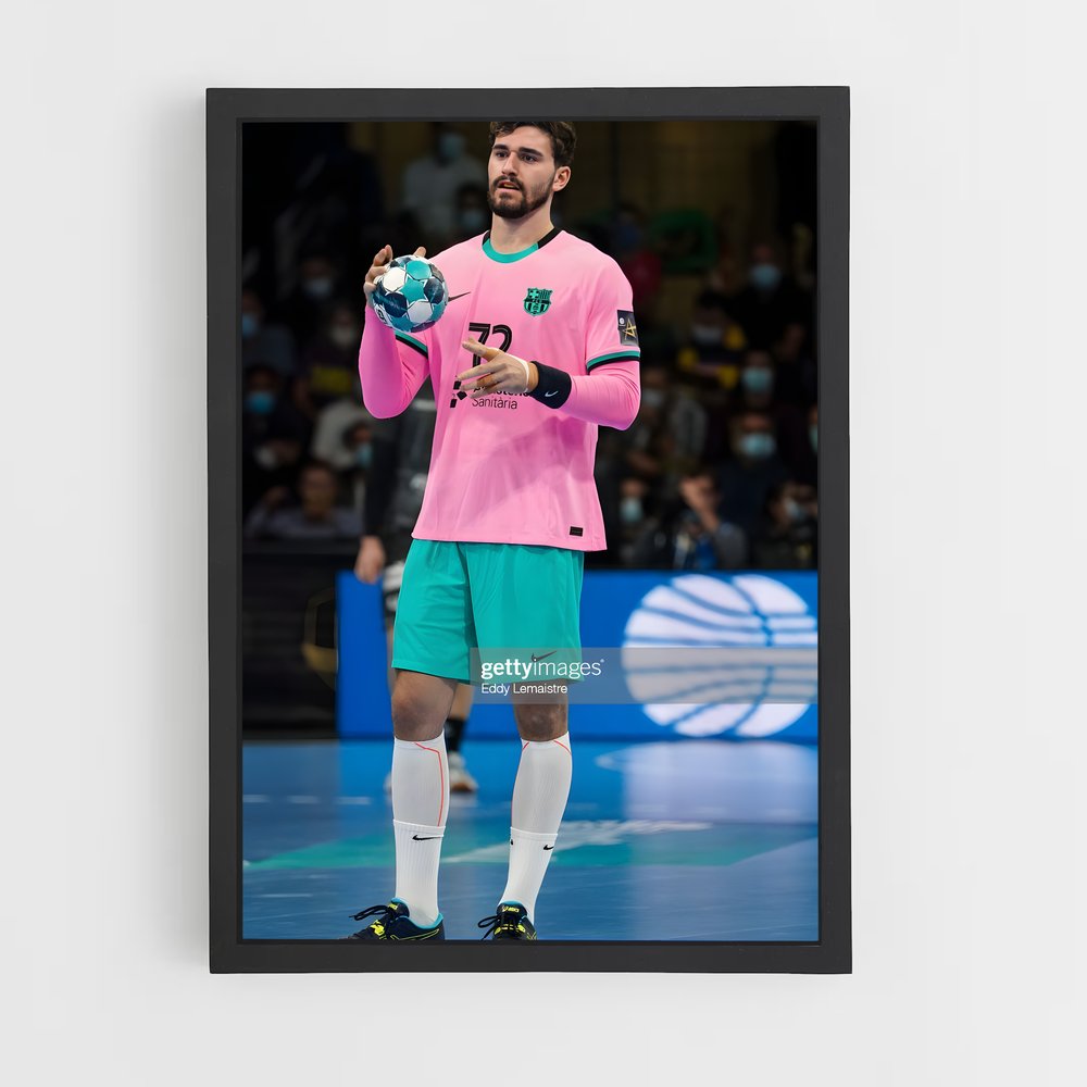 Poster Ludovic fabregas – affiche Handball (vue 2)